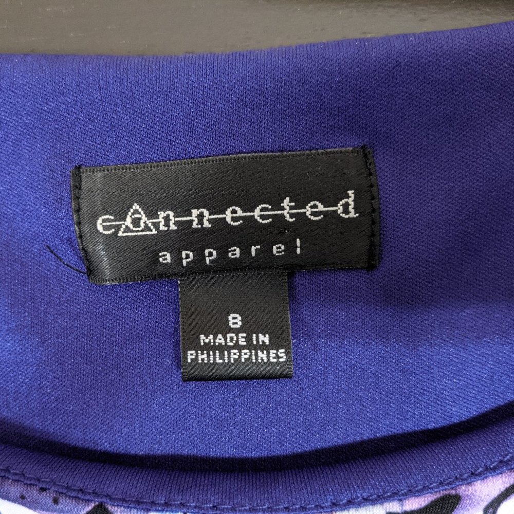 Dress - Connected Apparel - Purple Soft Stretch Great for Work Size 8